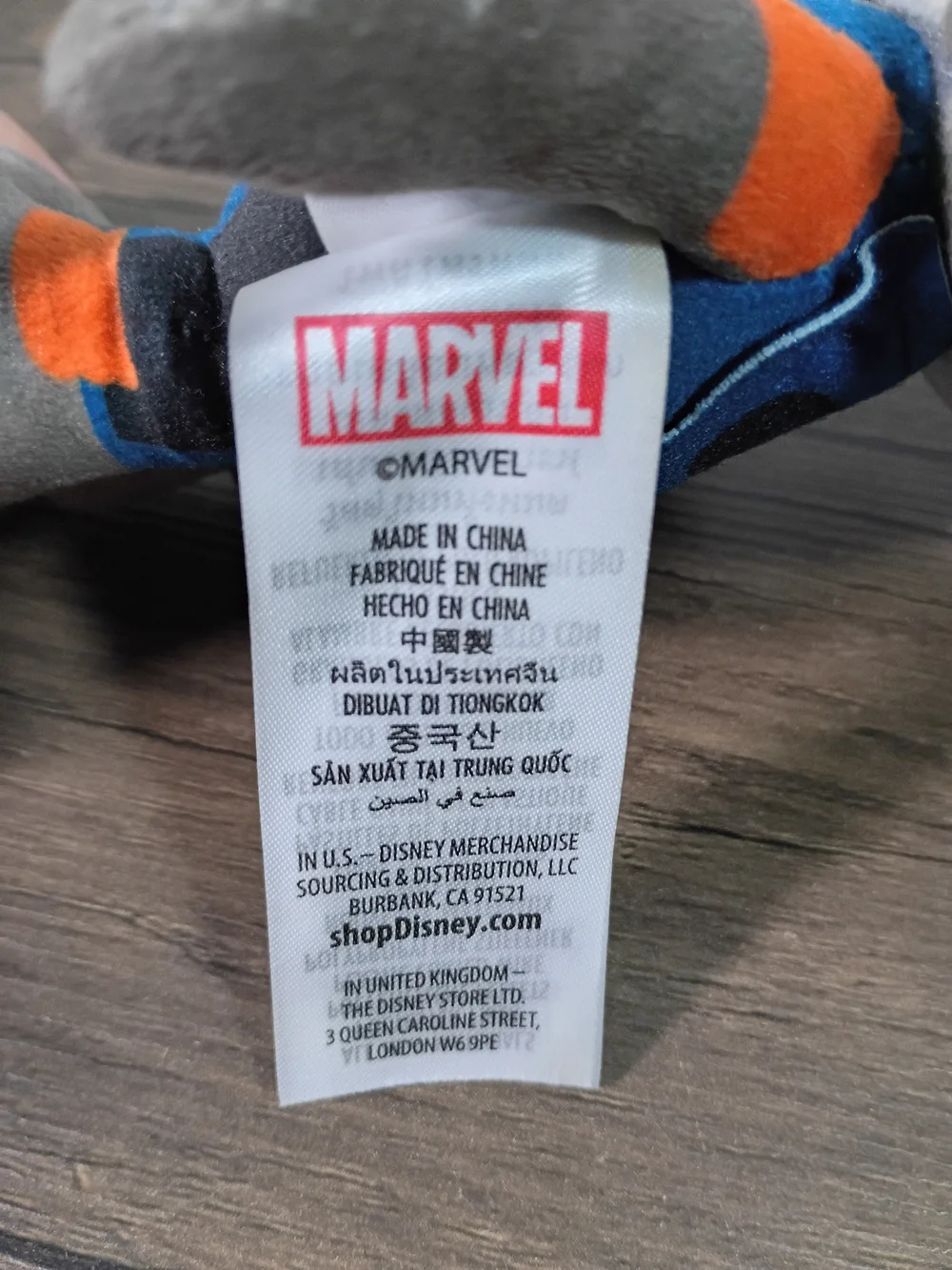 Disney Parks Guardians of the Galaxy Rocket Raccoon Nuimos Poseable Plush